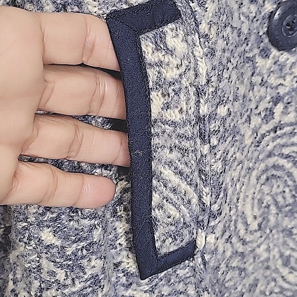 Anthropologie Angel of the North sweater wool knit paisley jacket Medium - Picture 9 of 12